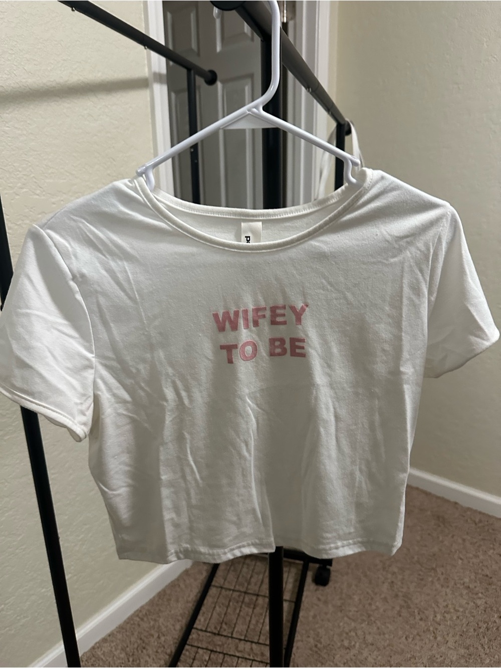Bride crop top